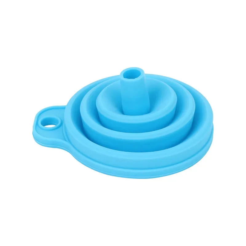 Description Picture 6 of itemSilicone Foldable Funnel Universal Funnels Beer Oil Liquid Hopper Kitchen Accessories Car Engine Oil Change Funnel