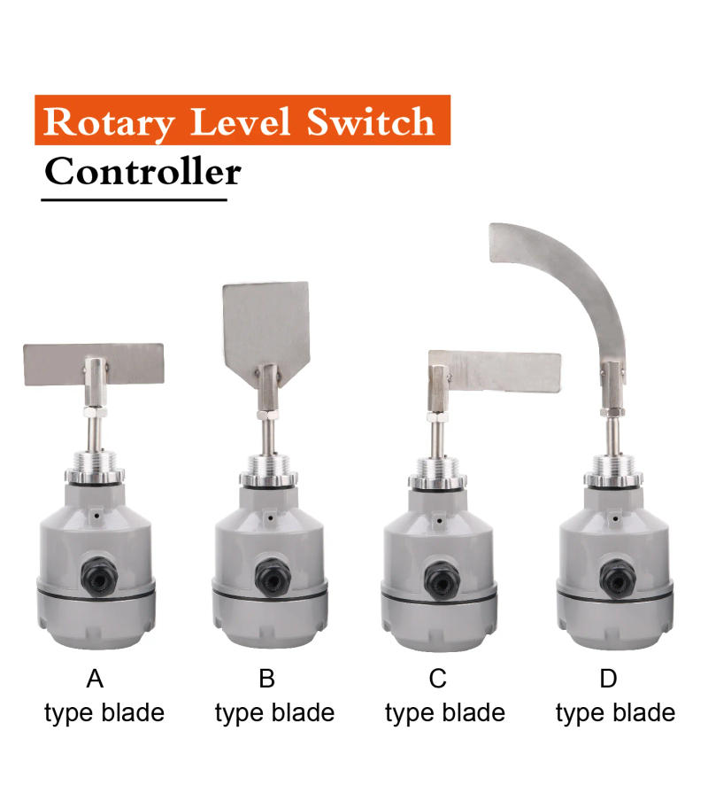 Description Picture 3 of item24V/110V/220V Rotary Paddle Level Switch, Durable Industrial Solids Paddle Switch, Reliable Point Level Sensor for Solids