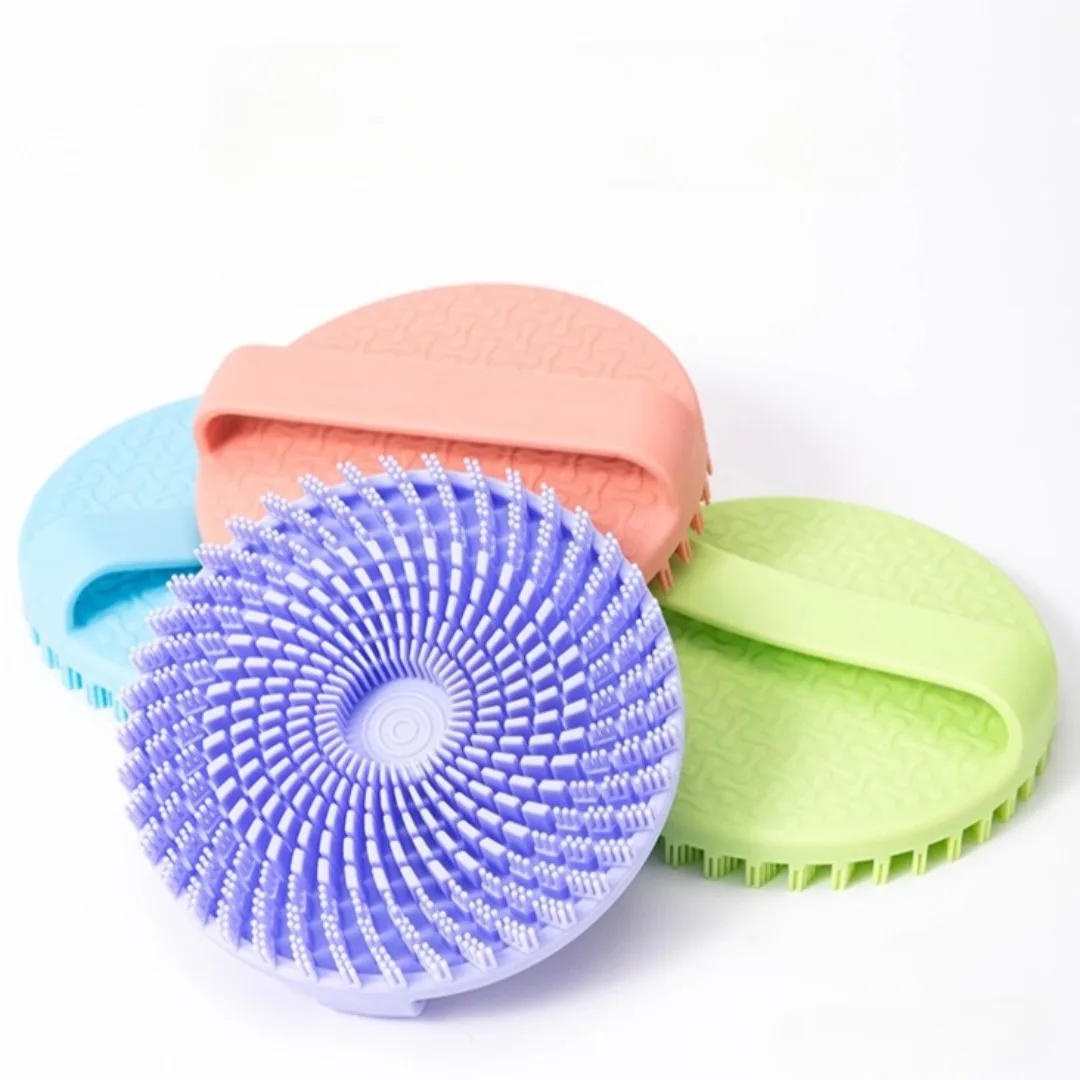 Description Picture 3 of itemSilicone Body Scrubber Soft Bath Brush Portable Shower Massage Brush Exfoliating Scrub Body Wash Skin Cleaning Body Care Brushes