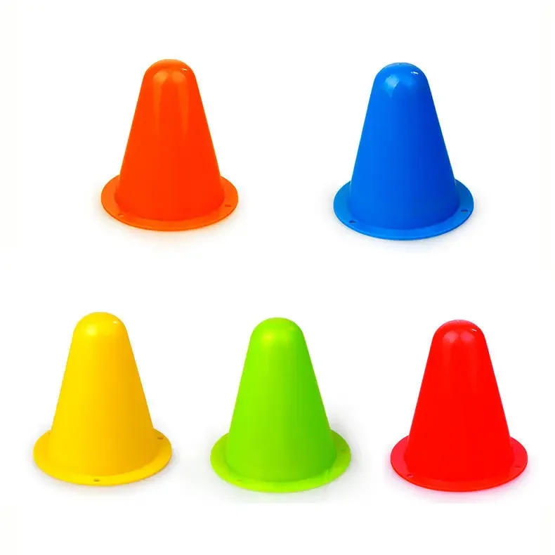 Description Picture 4 of itemSoft Plastic Agility Field Marker for Soccer, Basketball, Football Indoor or Outdoor Skating Training Cones for Drills and Games