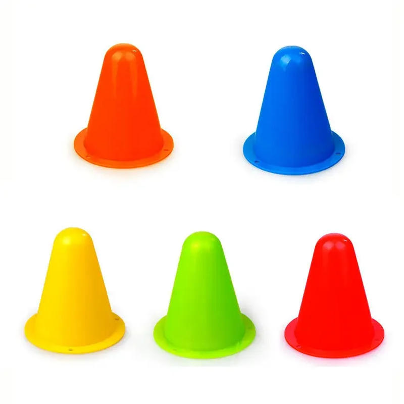 Description Picture 4 of itemSoft Plastic Agility Field Marker for Soccer, Basketball, Football Indoor or Outdoor Skating Training Cones for Drills and Games