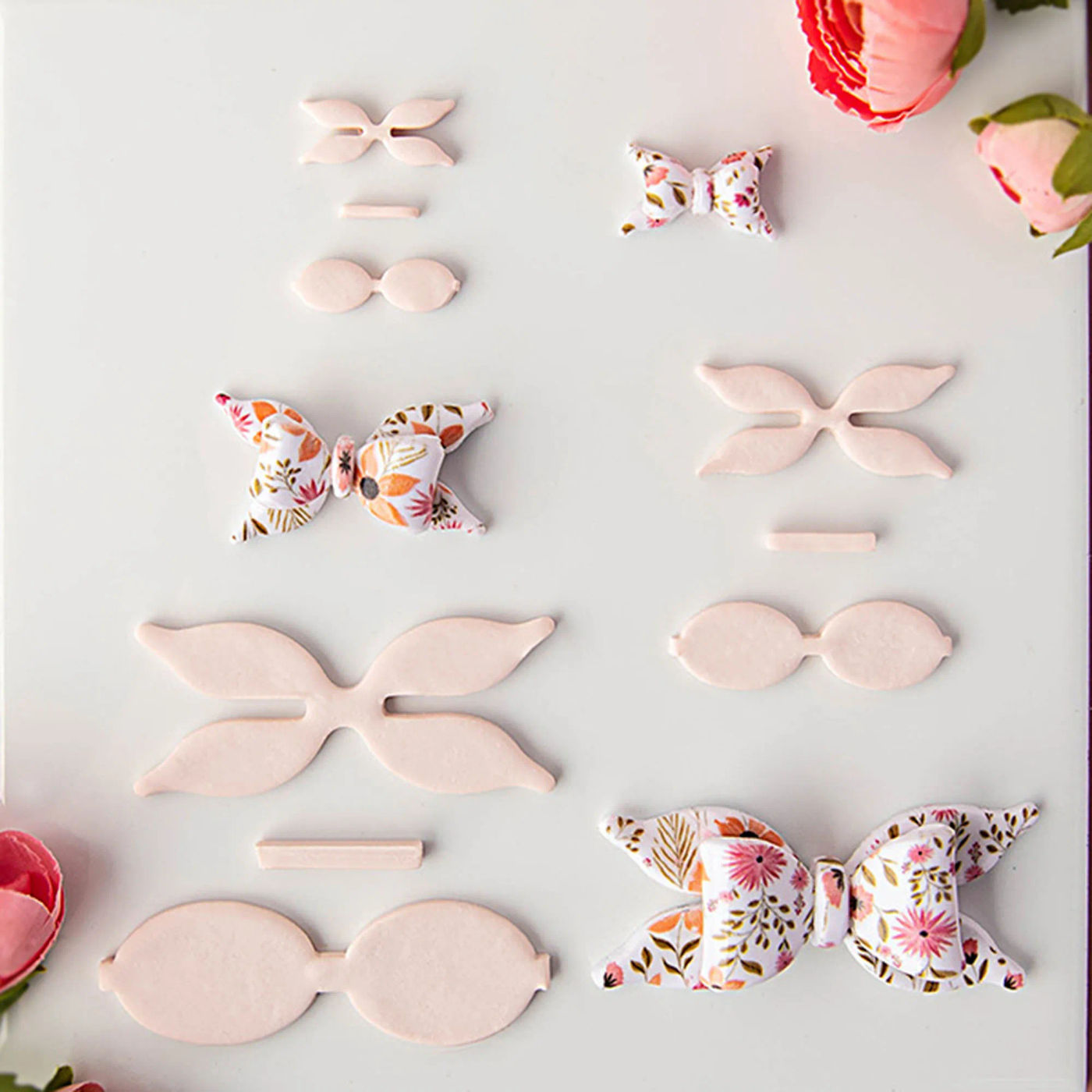 Description Picture 2 of itemCute Bow Series Combination Set Polymer Clay Cutters Cutting Molds For DIY Earrings Gift Hair Clip Jewelry Pendant Decoration