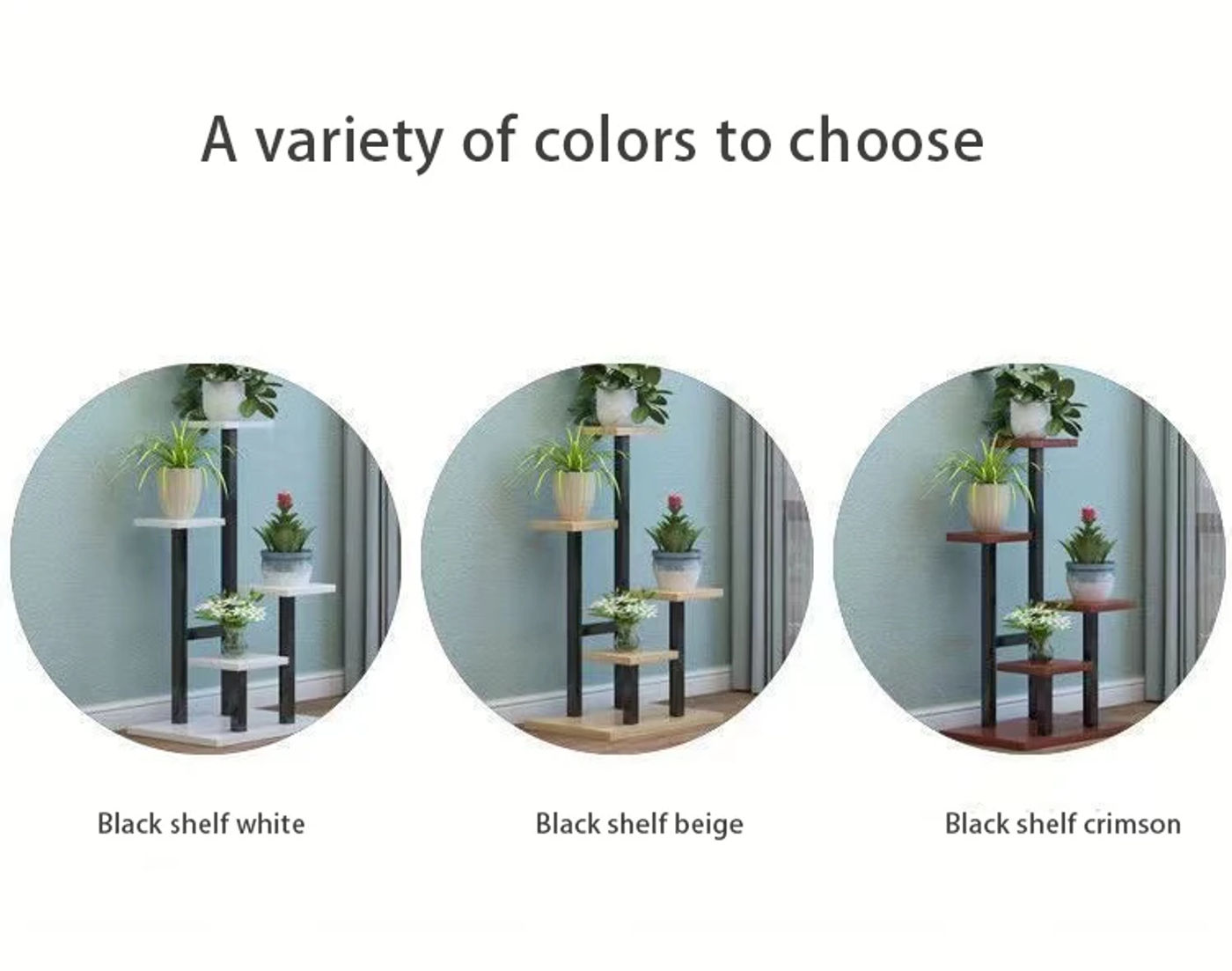 Description Picture 4 of itemPlant Stand Multiple Flower Pot Holder Shelves Planter Rack Storage Organizer Display For Indoor  Home Garden Decoration