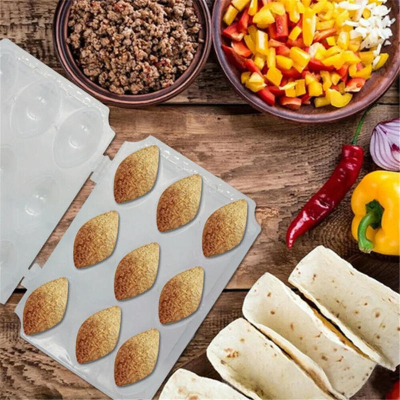 Description Picture 6 of item4/9 Holes Manual Meatball Maker Meatloaf Mold Press Meat Processor Minced Kibbeh Express Cake Desserts Pie New Kitchen Meat Tool