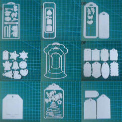 Tag Hanger metal cutting dies mold Scrapbooking decoration paper craft knife mould blade punch template Embossing stencils