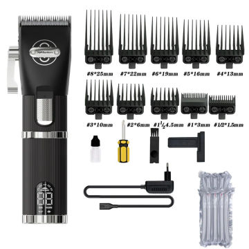 Professional Haircut Pop Barbers P800 Oil Head Electric FADE Hair Clippers Golden Carving Scissors Electric Shaver Hair Trimmer