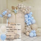 152pcs Blue Beige