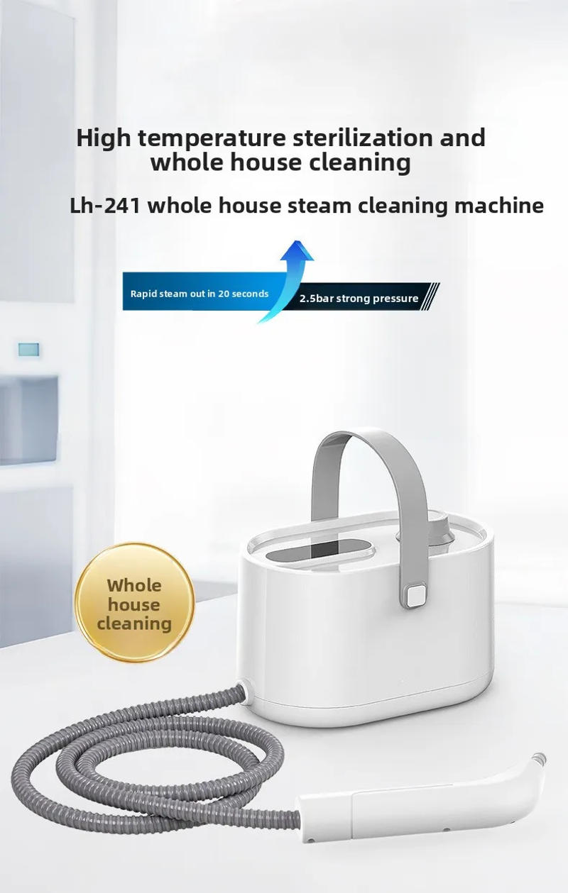Description Picture 2 of itemPortable Steam Cleaning Machine, High Pressure And High Temperature Deep Cleaning Suitable For Floor/Kitchen Fast Sterilization