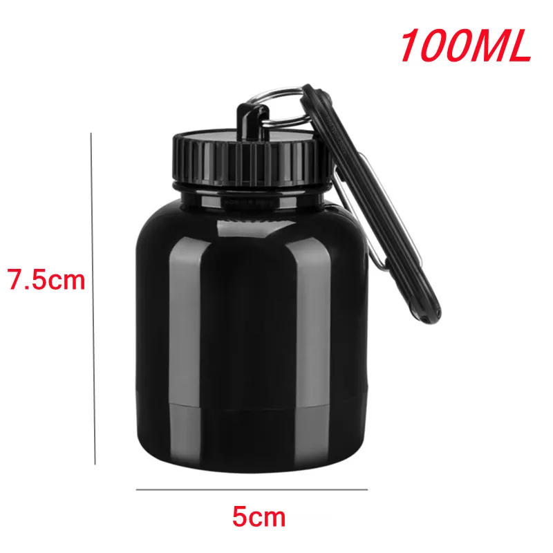 Description Picture 5 of itemProtein Container EDC Pill Box Outdoor Powder Bottle Survival Portable Camping Equipments With Keychain Tactical Mini Multi-tool
