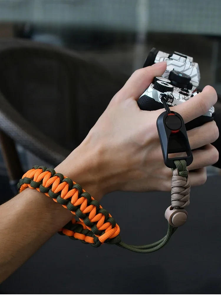 Description Picture 5 of itemOutdoor Anti-lost Digital Camera Wrist Strap, Climbing Umbrella Rope Hand-woven Sling, Detachable Mobile Phone Paracord Lanyard