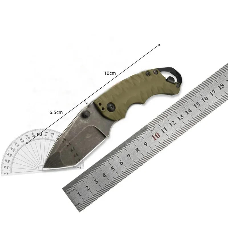 Description Picture 2 of itemKS 8750 Mini EDC Folding Knife 8Cr13Mov Blade Nylon Fiber Handle Combat Tactical Hunting Camping Survival Utility Pocket Knives
