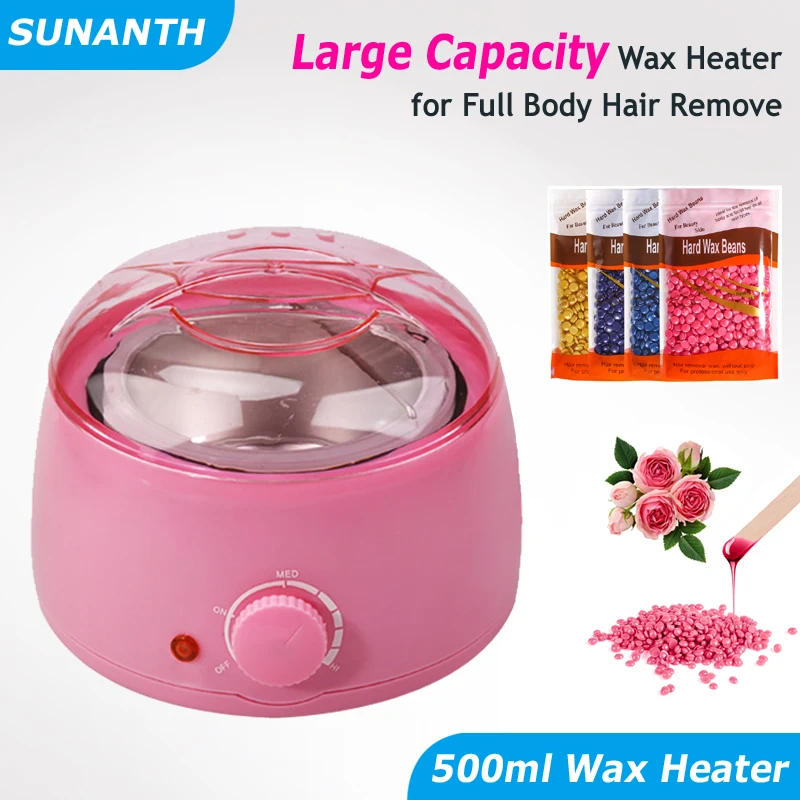 Description Picture 2 of item500ml Hair Removal Wax Melting Machine Wax-melt Epilator Quick Heater Wax Melting Pot Hair Removal Wax Beans Waxing Machine