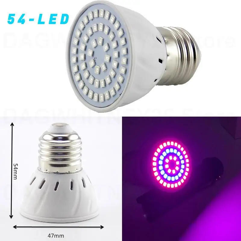 Description Picture 4 of item3 Head 36 54 72 LED plant flower lamp growing light for indoor green house tent growbox hydro flower room growing lights U26