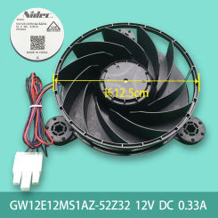 1PCS 12V DC 0.33A Refrigerator Fan for Haier Freezer Cooling Fan GW12E12MS1AZ-52Z32 5702U4 Refrigerators Accessories