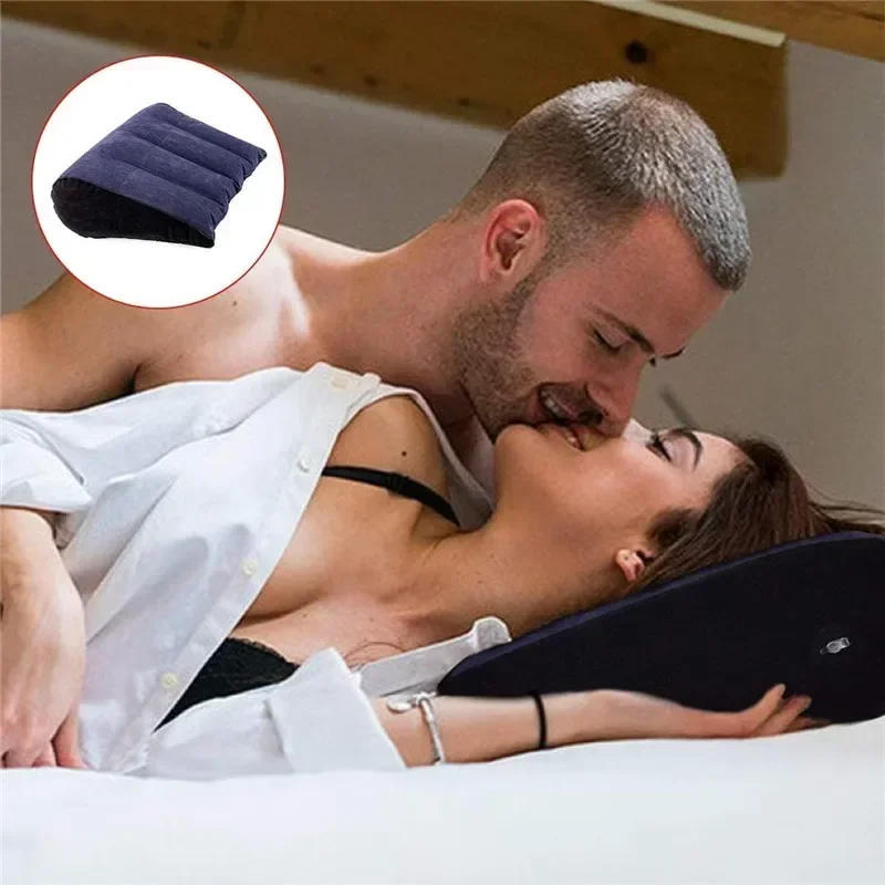 Description Picture 5 of itemInflatable Wedge Pillow Body Position Couple Sex Cushion Portable Sleeping Travel Yoga Cushion Lightweight Adult Support Pillow