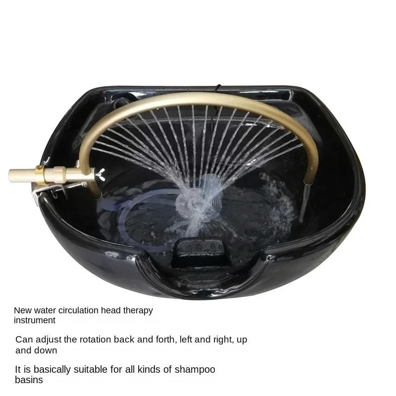 Description Picture 2 of itemSalon Shampoo Chair Chinese Water Circulation Flushing Bed Special Mobile Head Massager Spa Accessories