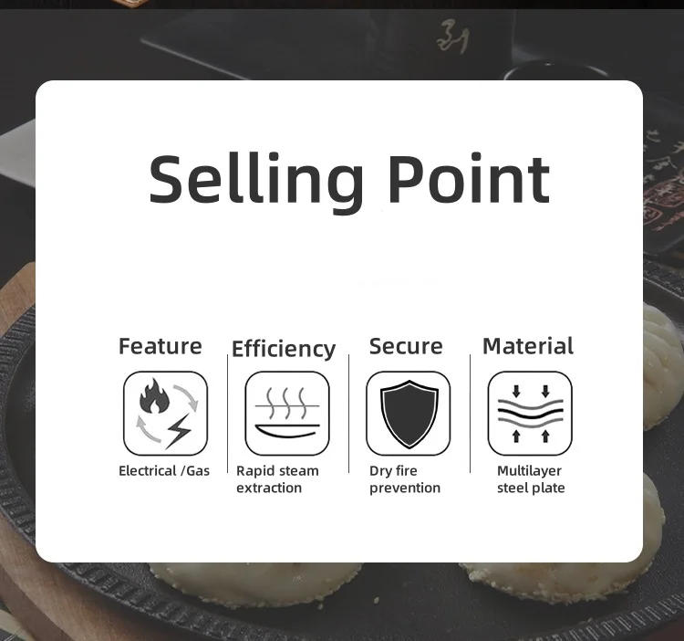 Description Picture 5 of itemFactory Price Food Steamer For Steamed Stuffed Bun/steamed Bread Oven Momo Steamer Restaurant