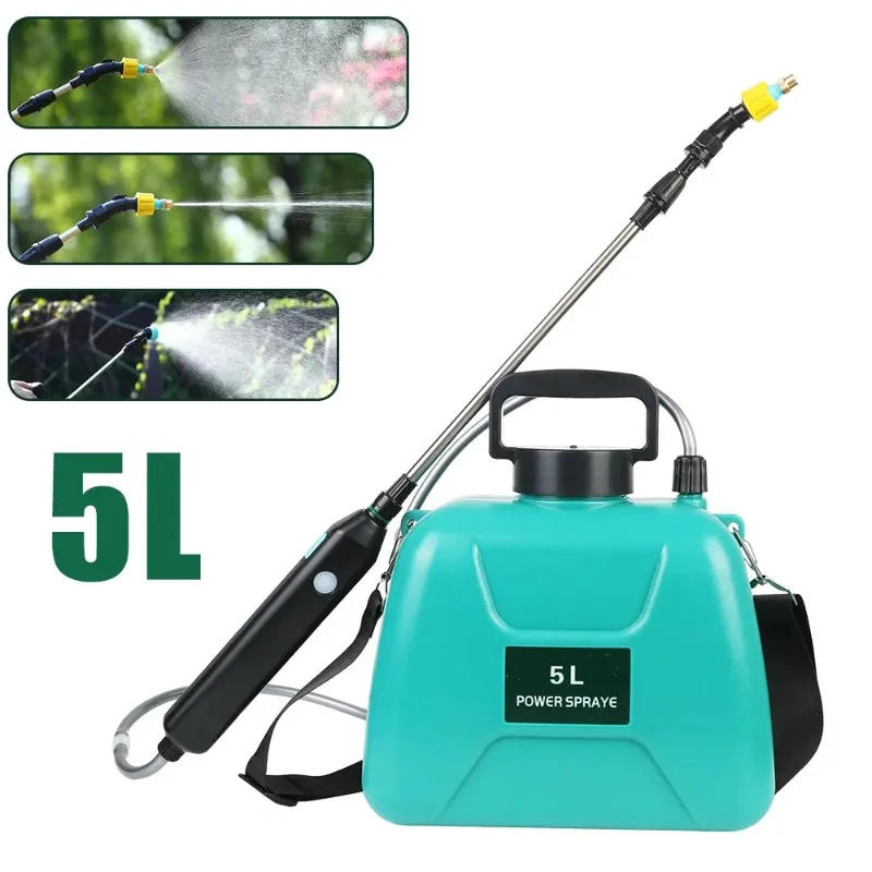 Description Picture 6 of itemShoulder Style Electric Sprayer 5L Watering Can With Spray Gun Automatic Garden Plant Mister USB Rechargeable Irrigation Tool