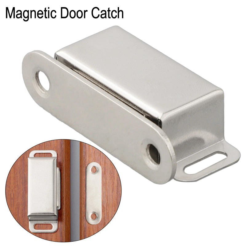 Description Picture 2 of itemMagnetic Door Catch Strong Heavy Duty Cupboard Magnets Kitchen Cabinet Catches Magnet Latches Stainless Steel For Door Cupboard