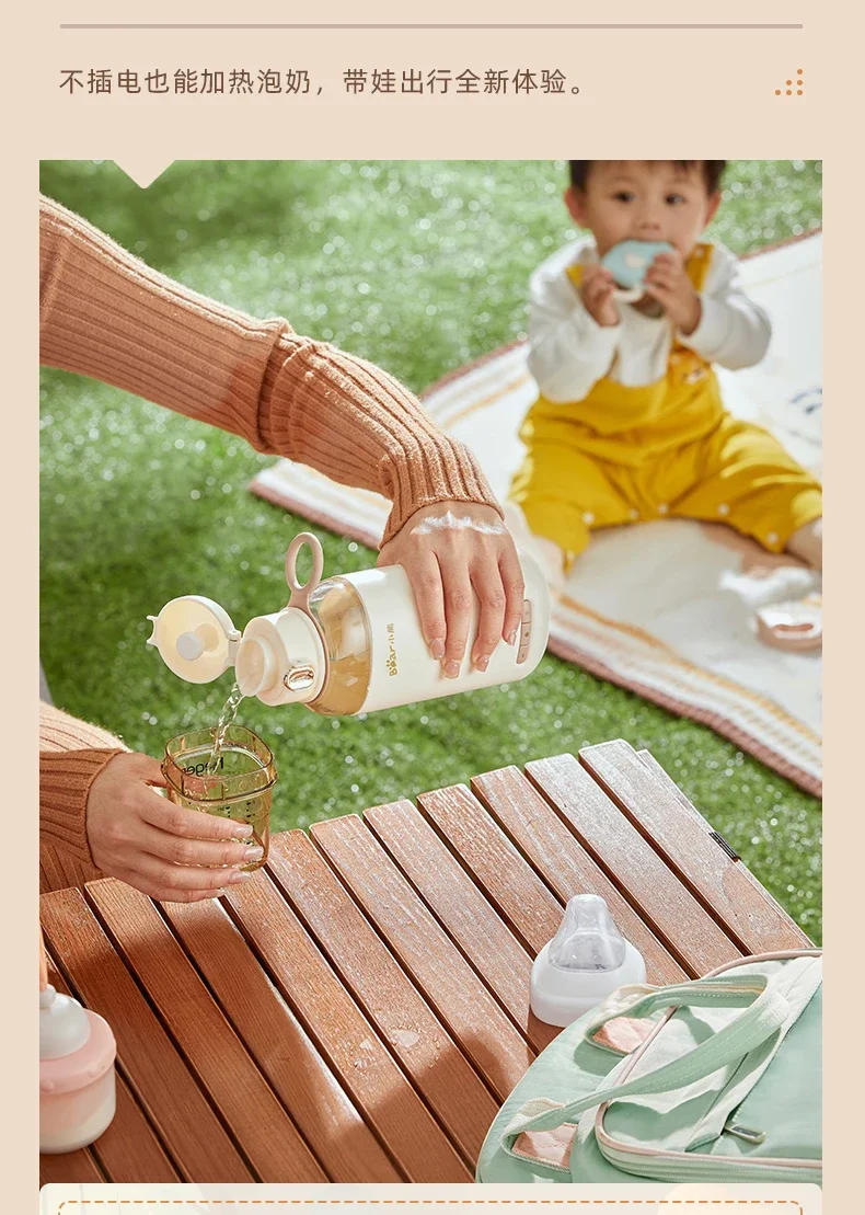 Description Picture 6 of itemUSB/110V/220V Bear Electric Air Pot Portable Temperature-Controllable Water Cup Baby Milk Frother Insulated Cup