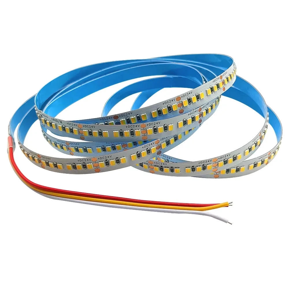 Description Picture 6 of item2835 CCT 2 in 1 LED Strip 10MM 180LED/M Dual Color Warm White & White LED Tape 5V 12V 24V DC led flexible light strip