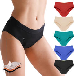 Physiological Pants Four-layer Bamboo Fiber Leakproof Women Period Underwear Leak Proof Menstrual Period Panties Women Underwear