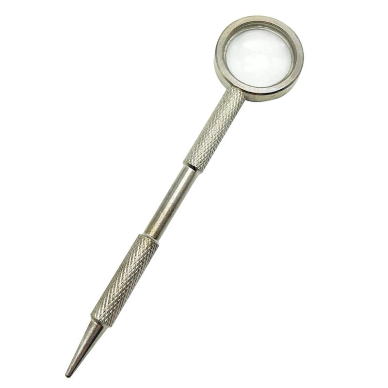 Description Picture 6 of itemRetractable Acupuncture Point Probe Ear Massage Brass Pen Massage Needle Detection Deep Tissue Auriculotherapy Ear Care Tool