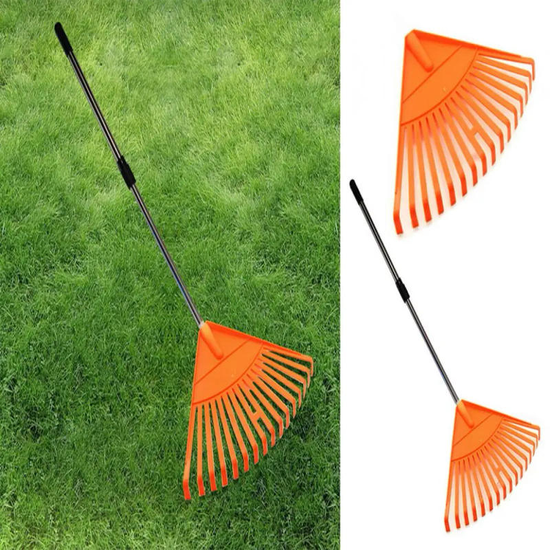 Description Picture 4 of itemGrass Rake Plastic Long Lasting Easy Installation Weed Puller Tool Wide Application Large Leaf Lawn Rake Garden Accessories