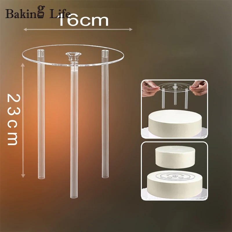 Description Picture 6 of itemMultilayer Cake Stand Hanging Mat Support Round Frame Dessert Stand Separator Stacking Rack Baking Tools
