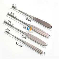 High Quality Ent Surgical Stainless Steel Single Ended Straight Curved Fomon Nasal Bone Rasps & Cartilage Crushers