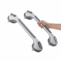 TAILI Safety Helping Handle 2pcs Shower Handle Anti Slip Support Toilet Bathroom Safe Grab Bar Handle Suction Cup Handrail