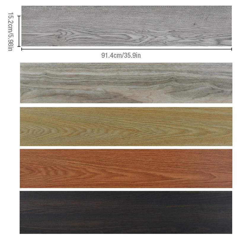 Description Picture 5 of item91x15cm thick Wood Grain Floor Sticker XPE Foam 3d Wall Sticker Waterproof Self-adhesive Living room Toilet Kitchen Home Decor