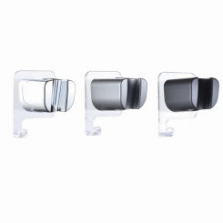 1PCS Shower Head Holder Wall Mounted Shower Nozzle Fixed Base Bidets Stand Brackets with Hook for Bathroom Toilet Accessories