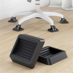 Wheel Lock Plate set for Chairs & Furniture Not Vibration Cushions Furniture Casters Cups Chair Caster Pad set