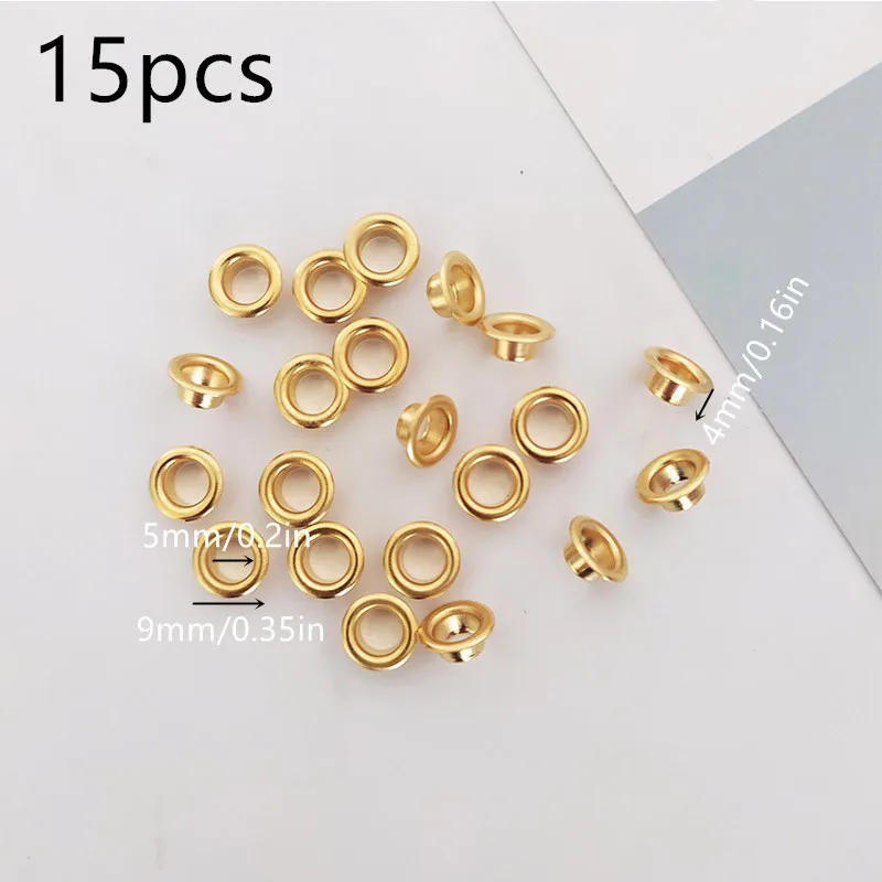 Description Picture 6 of itemCandle Wax Buttonhole Kit 5mm/0.2in Durable Metal Candle Eyelet Grommets DIY Scented Candle Tablets Making Tool Accessories