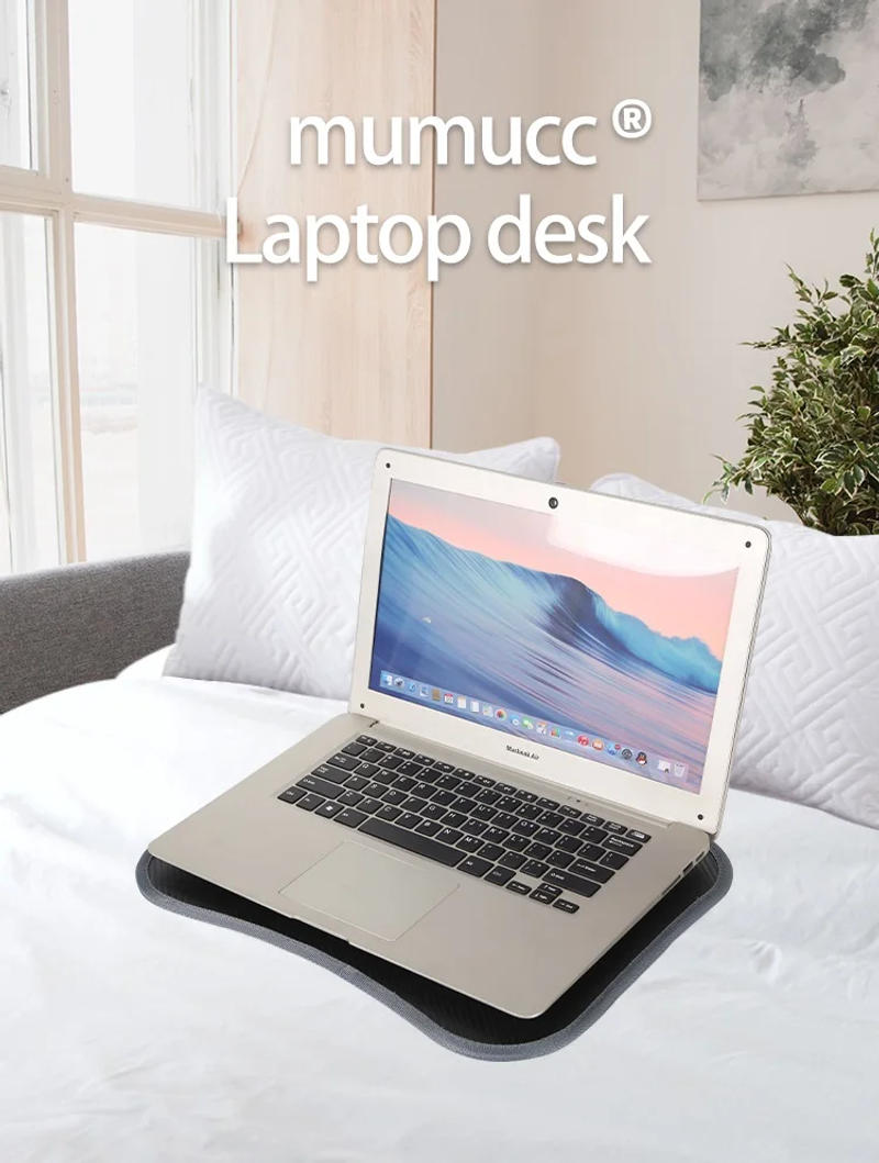 Description Picture 2 of itemMUMUCC Portable Laptop Desk Bed Computer Table with Mouse Pad / Wrist Support PC Holder Sofa Bed Laptop Table Office Furniture