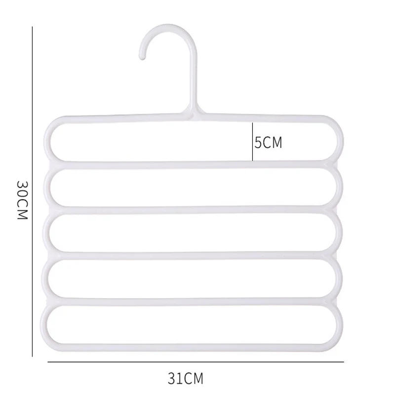 Description Picture 2 of itemClothes Hanger, Trousers Hanger, Storage Rack, Wardrobe Closet Organizer, 5 Layers Pants Holders, Clothing Hangers Wholesale