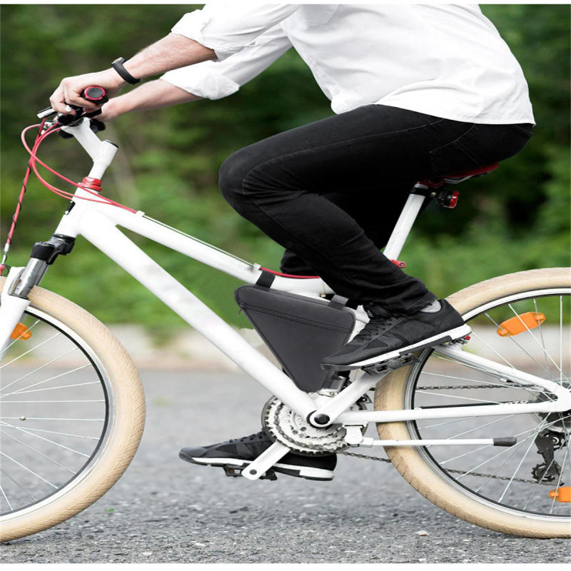 Description Picture 4 of itemA universal black bicycle triangle parts bag bicycle front frame handlebar waterproof cycling bag bicycle