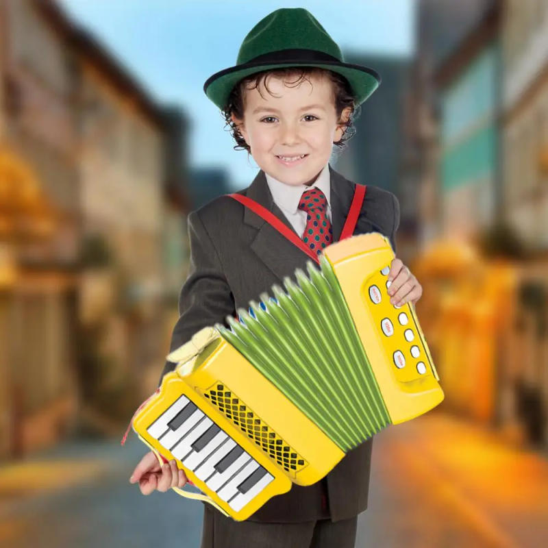 Description Picture 5 of itemToy Accordion for Kids Cartoon Accordion Musical Instrument Accordion Instrument for Kids Mini Accordion Instrument Toy Kids