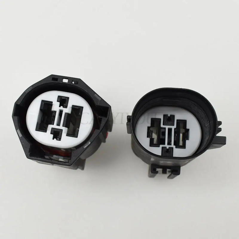 Description Picture 2 of item1 Set Female Male 4 Pin 7283-8497-90 Waterproof Connector Electric Fan Socket Plug For Ford Focus Volvo Land Rover