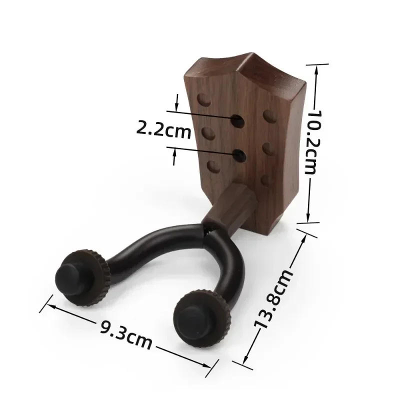 Description Picture 6 of itemMulti-styles Guitar Wall Mount Hanger Non-slip Instrument Rack Holder for Classical/Folk/Electric Guitar Bass Ukulele Violin