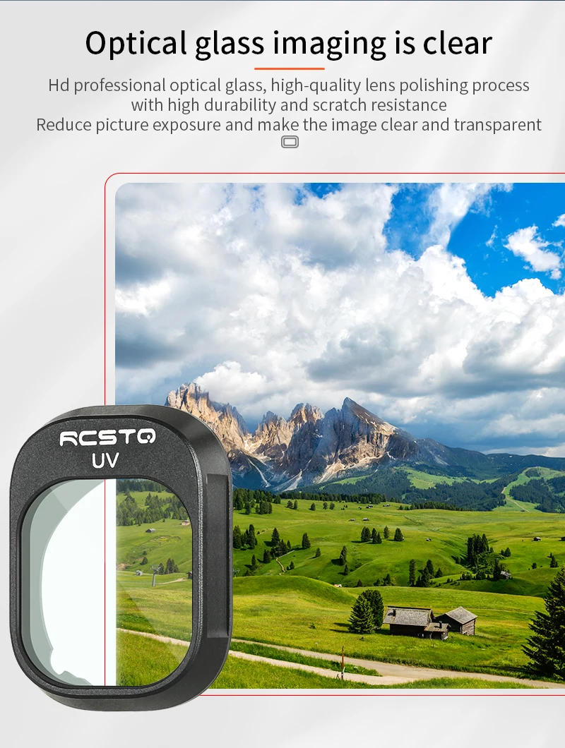 Description Picture 4 of itemRCSTQ For DJI Mini 4 Pro ND Filter Drone Camera Lens Filter Set UV CPL ND8 ND16 ND32 ND64 ND/PL For DJI Mini 4 Pro Accessories