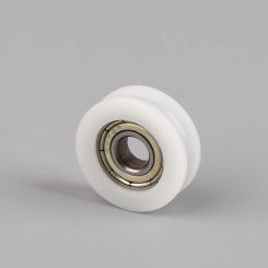 1PC Moving Door And Window Slide Wheel 626 Bearing Pulley 6*22*7MM Planar Wheel U-shaped Groove Nylon Pad Injection Material