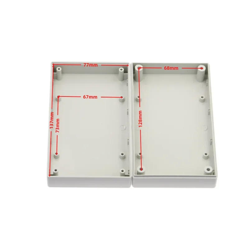 Description Picture 3 of item1pcs PCB Plastic Box Enclosure Electronic Project Case without screws 140x82x38mm Wire Junction Boxes