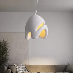 Modern Simple Japanese Wabi-sabi Style Dining Room Chandelier Designer Nordic Personality Creative Living Room Light Decoration