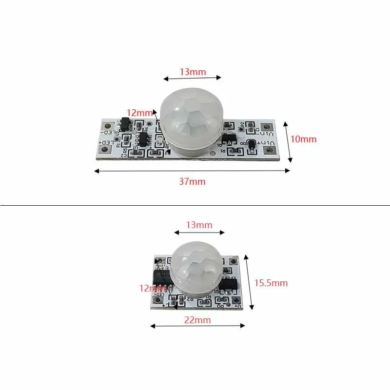 Description Picture 2 of itemDC 5V 12V 24V Customized PIR Motion Sensor Switch Ceiling Module 5A Infrared Induction Body Sensor Detector Controller