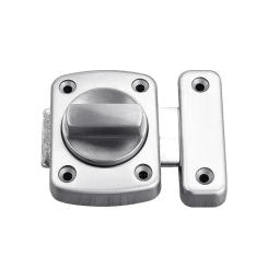 1pc Home Security Latch Rotate Bolt Latch Gate Latches Door Slide Lock Twist Rotating Barrel Lock For Bathroom Toilet Door Lock