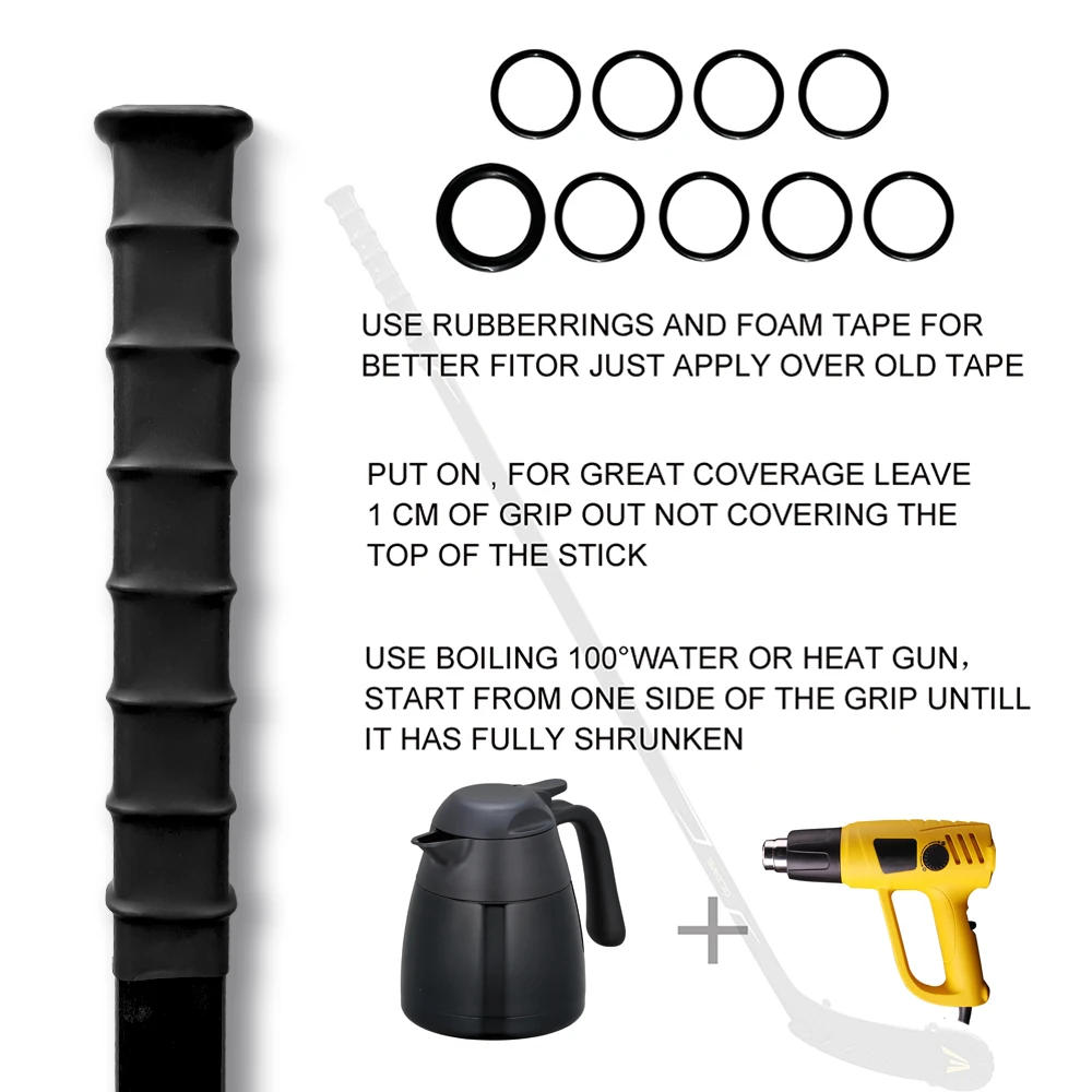 Description Picture 5 of itemIce Hockey Heat Shrinkable Sleeve Hockey Stick Grip For Stick Tape Ice Hockey Stick Grip