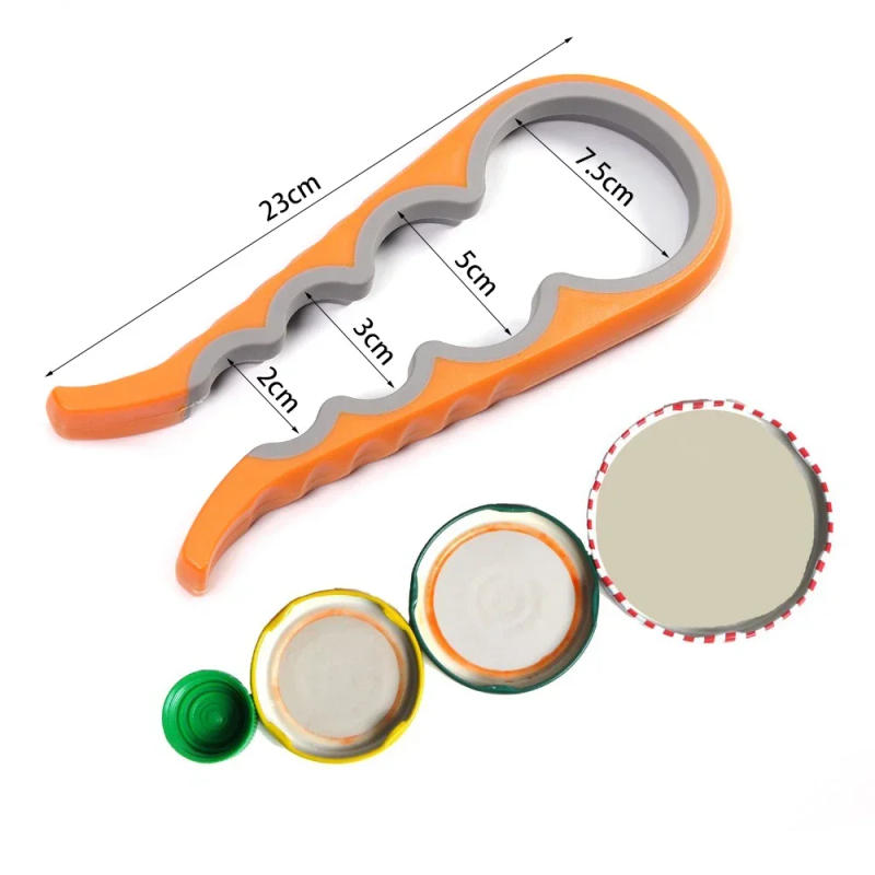 Description Picture 3 of itemJar Opener, Easy Grip Bottle Opener Twist Off Lid Quick Opening Cooking Everyday Use for Weak Hands and Arthritic