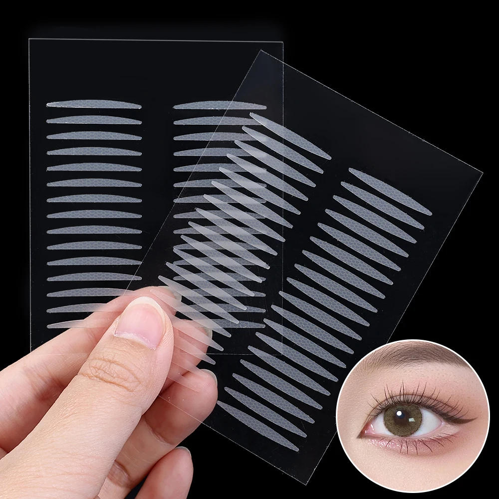 Description Picture 3 of itemInvisible Double Eyelid Sticker 6 Sheet Natural Waterproof Transparent Self Adhesive Mesh-Lace Slim/Wide Eyelid Tape Eyes Makeup
